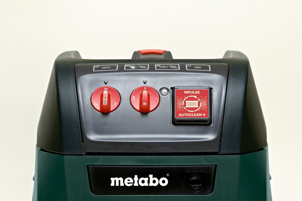 metabo Industriesauger ASR 35 H ACP, Mit elektromagnetischer Abrüttlung und Druckdifferenzmessung