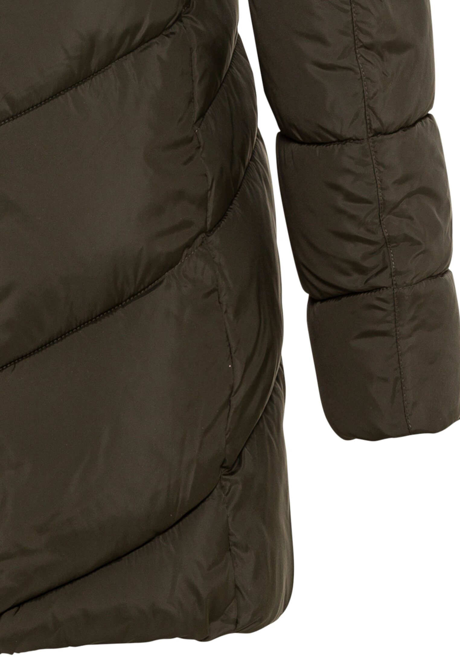 camel active Steppmantel aus Braun Polyester recyceltem Steppjacke