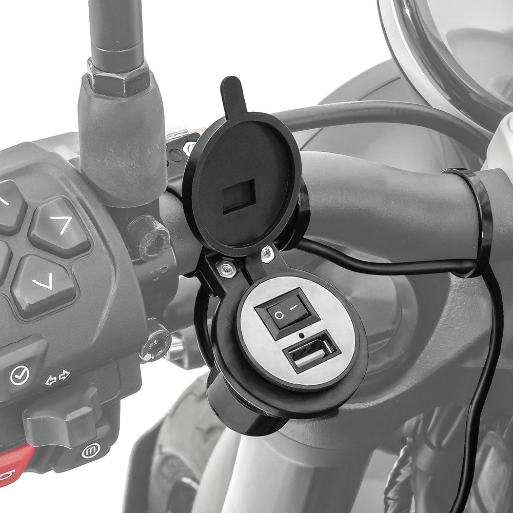Lumitecs 12V Motorrad USB Steckdose # US3 USB-Ladegerät