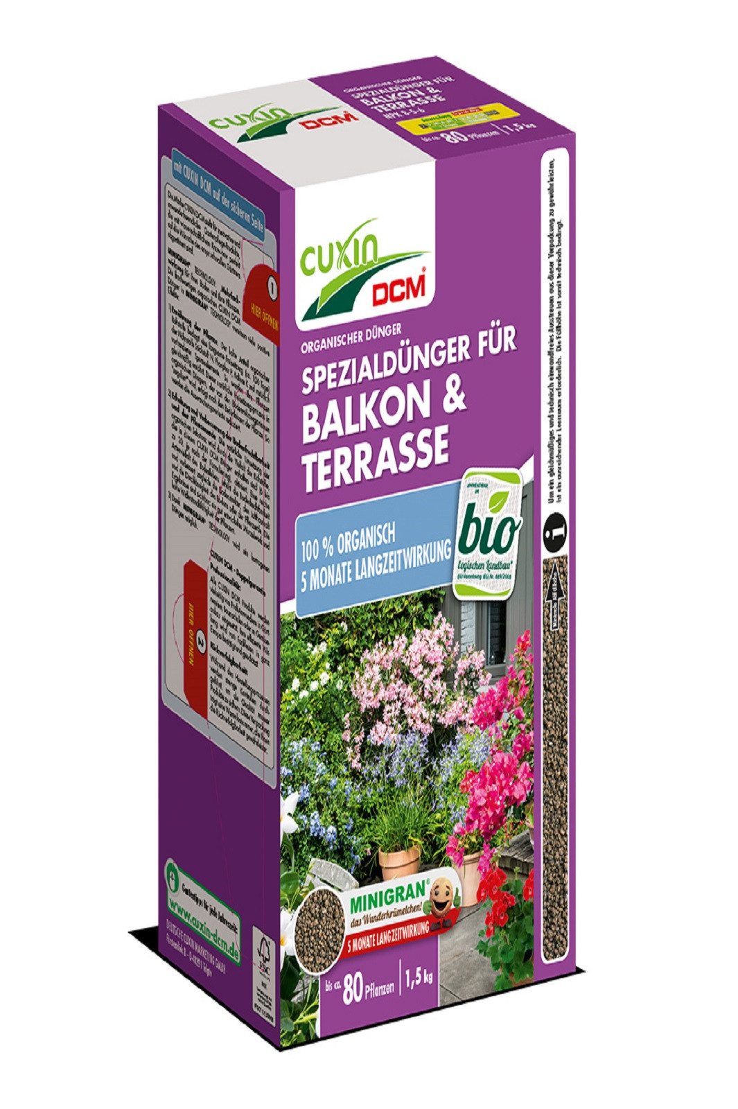 Thumbnail - Cuxin DCM Spezialdünger Cuxin DCM Spezialdünger Balkon & Terrasse 1,5 kg