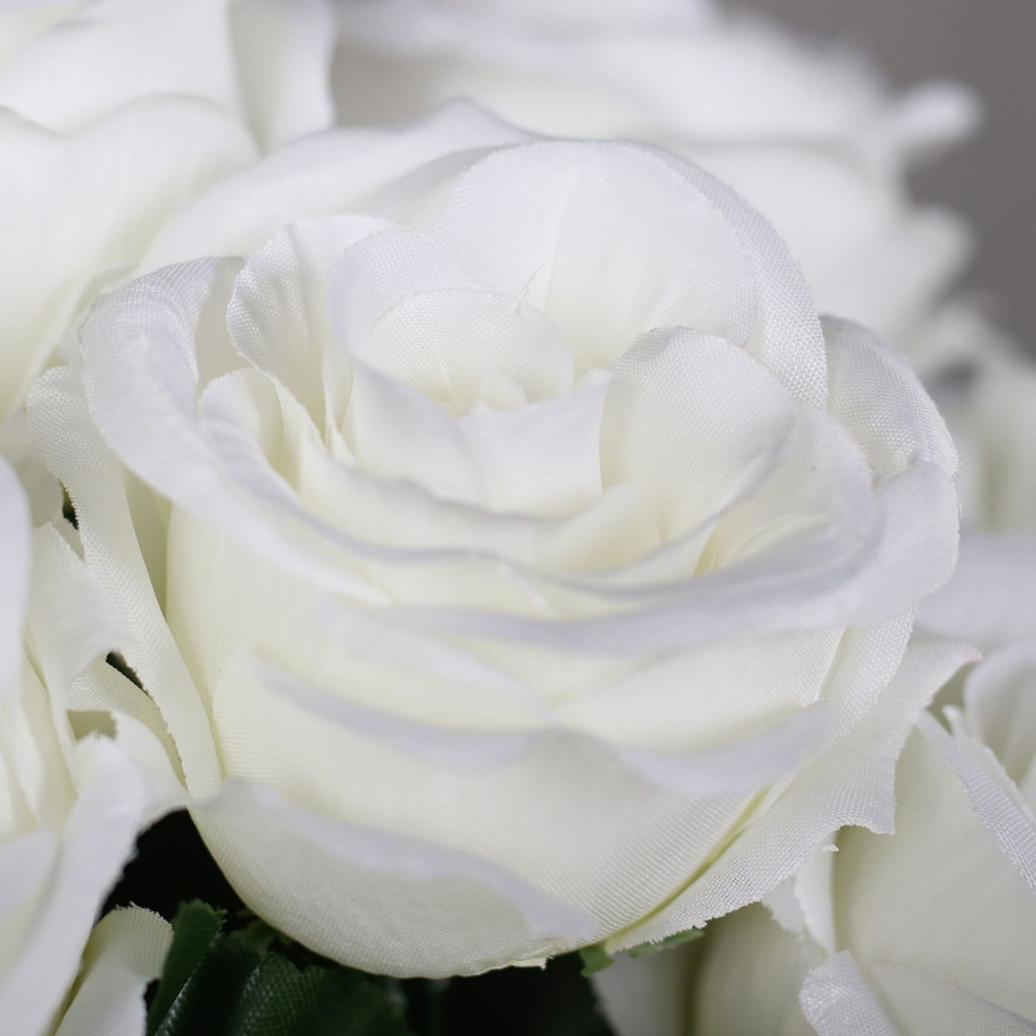 Kunstblume Rosenbündel Rose, DPI, Höhe 40 cm, Farbe: Weiß