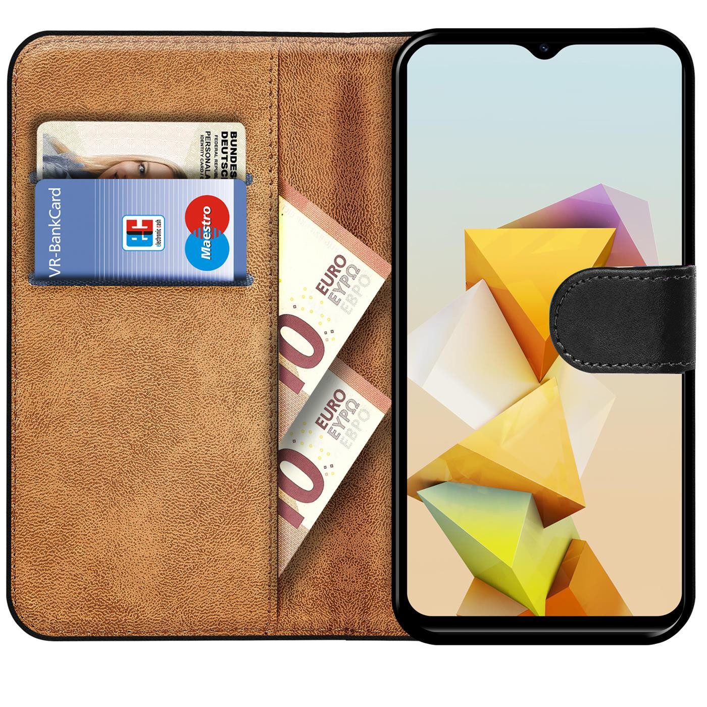 CoolGadget Handyhülle Book Case Handy Tasche für ZTE Blade A73 5G 6,52 Zoll, Hülle Klapphülle Flip Cover für ZTE Blade A73 5G Schutzhülle stoßfest
