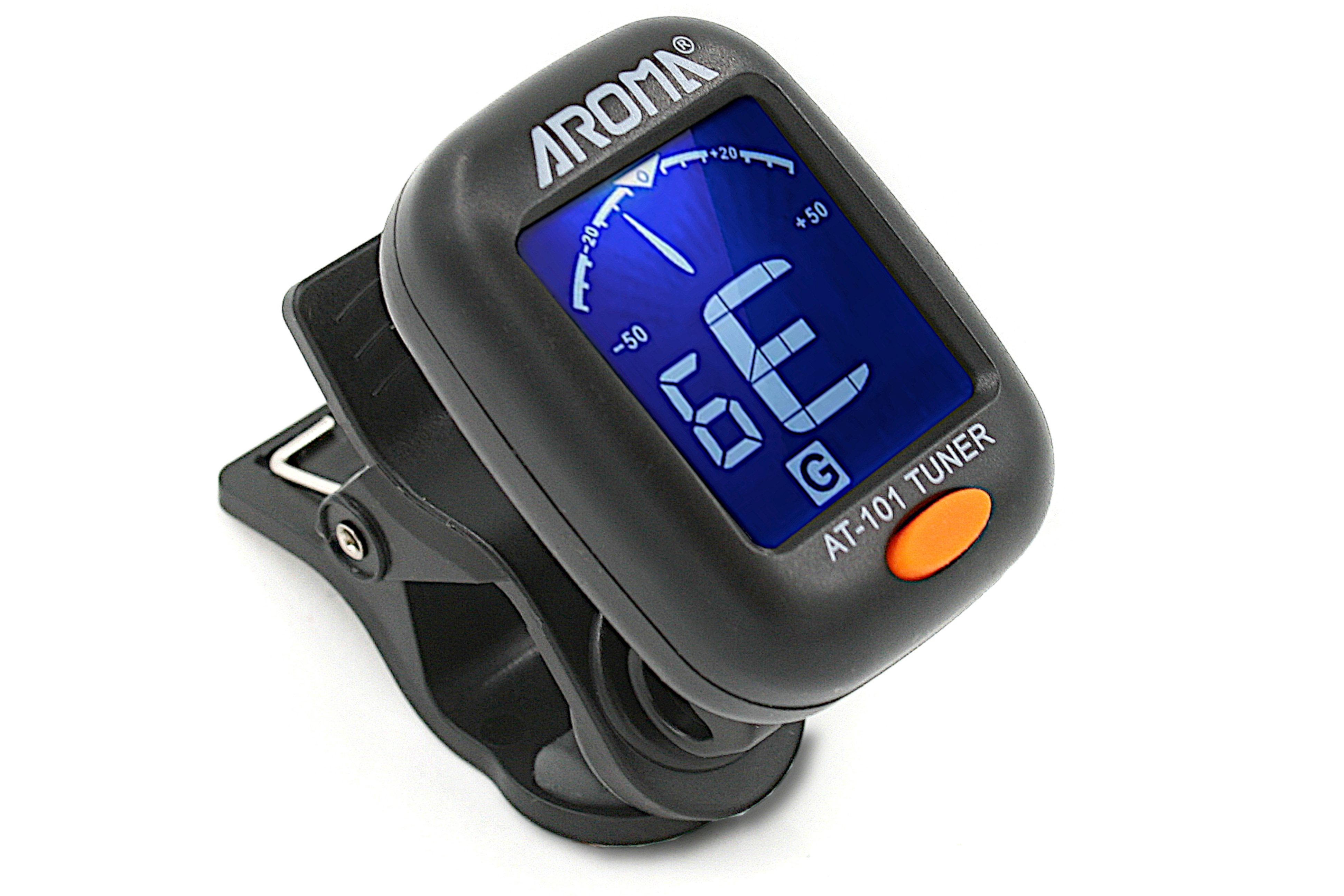 Akustikgitarre Clip On Tuner At-101 Digitales Stimmgerät Gitarre Bass Violine Ukulele