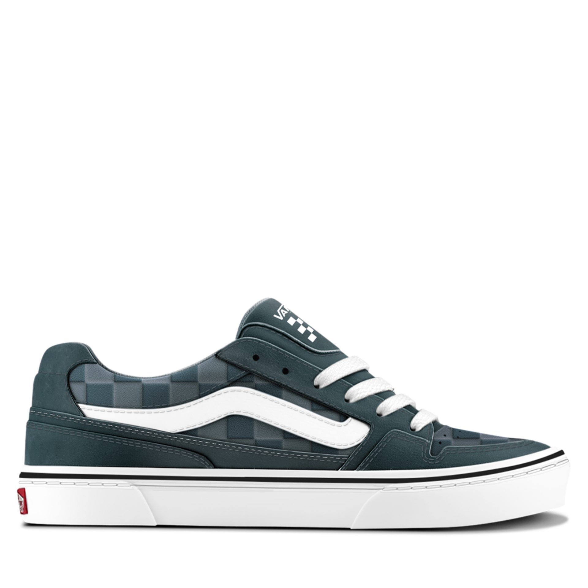 Vans CALDRONE Embossed Suede Skateschuh Mystic Moss