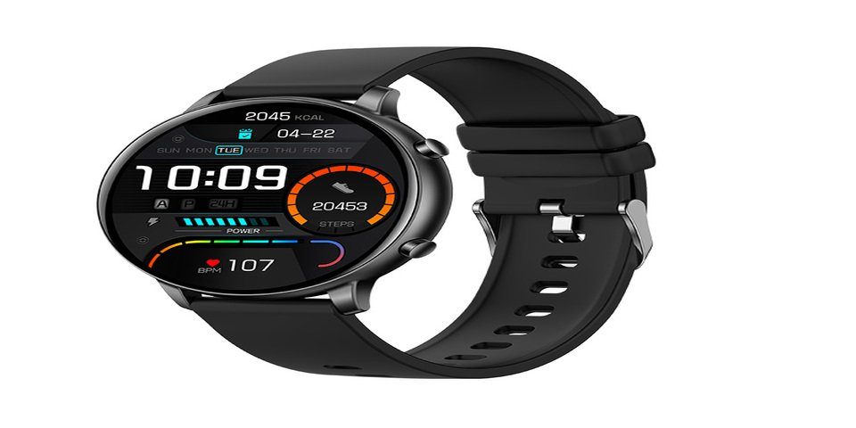 Onestyle SMW-10 Smartwatch Fitnesstracker Smartwatch (1,39 Zoll), 100+Sportmodi, Schrittzähler, Blutdruckmessung etc.
