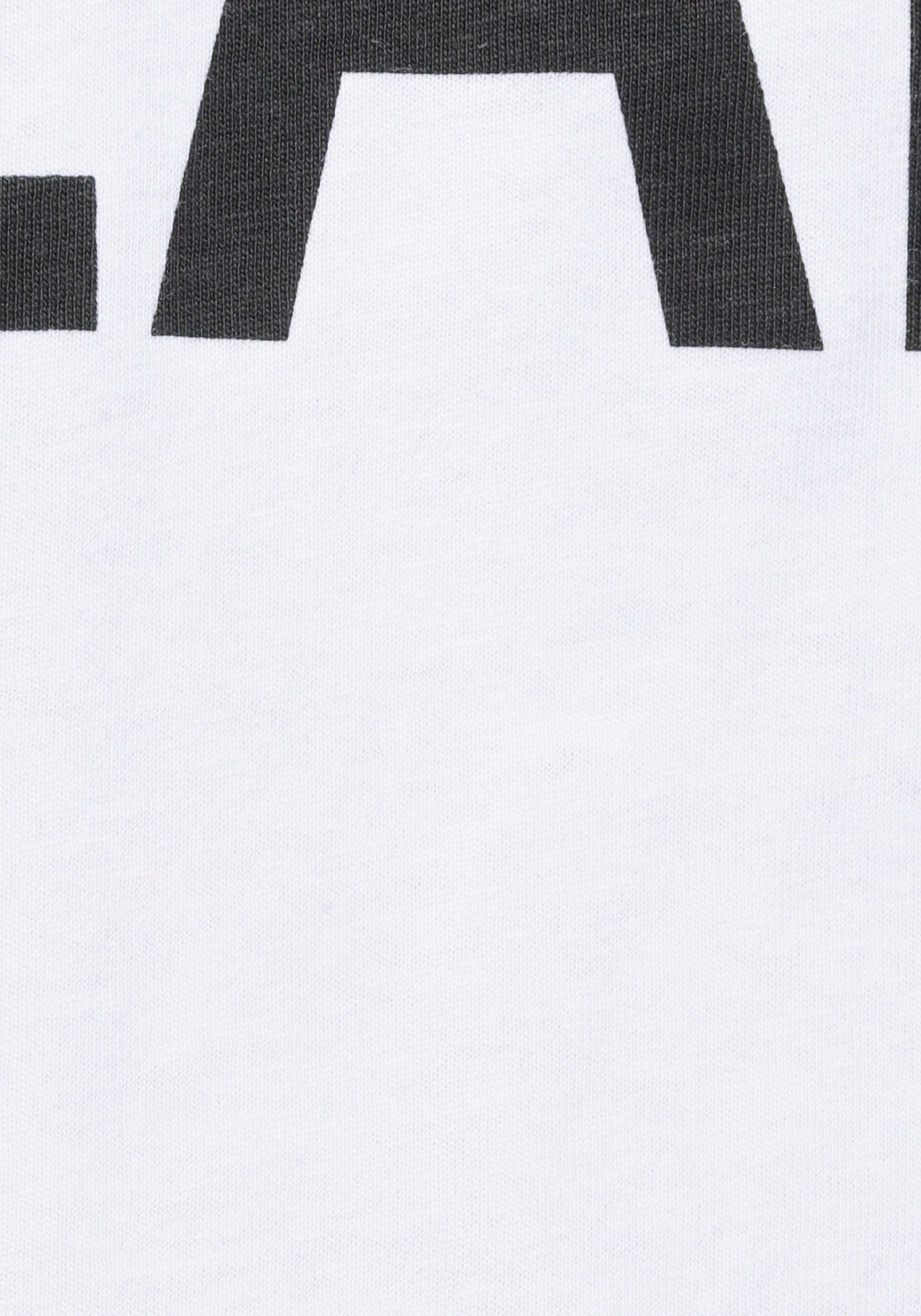 H.I.S Langarmshirt Langarm, schmaler Basic-Schnitt, bedrucktes Design