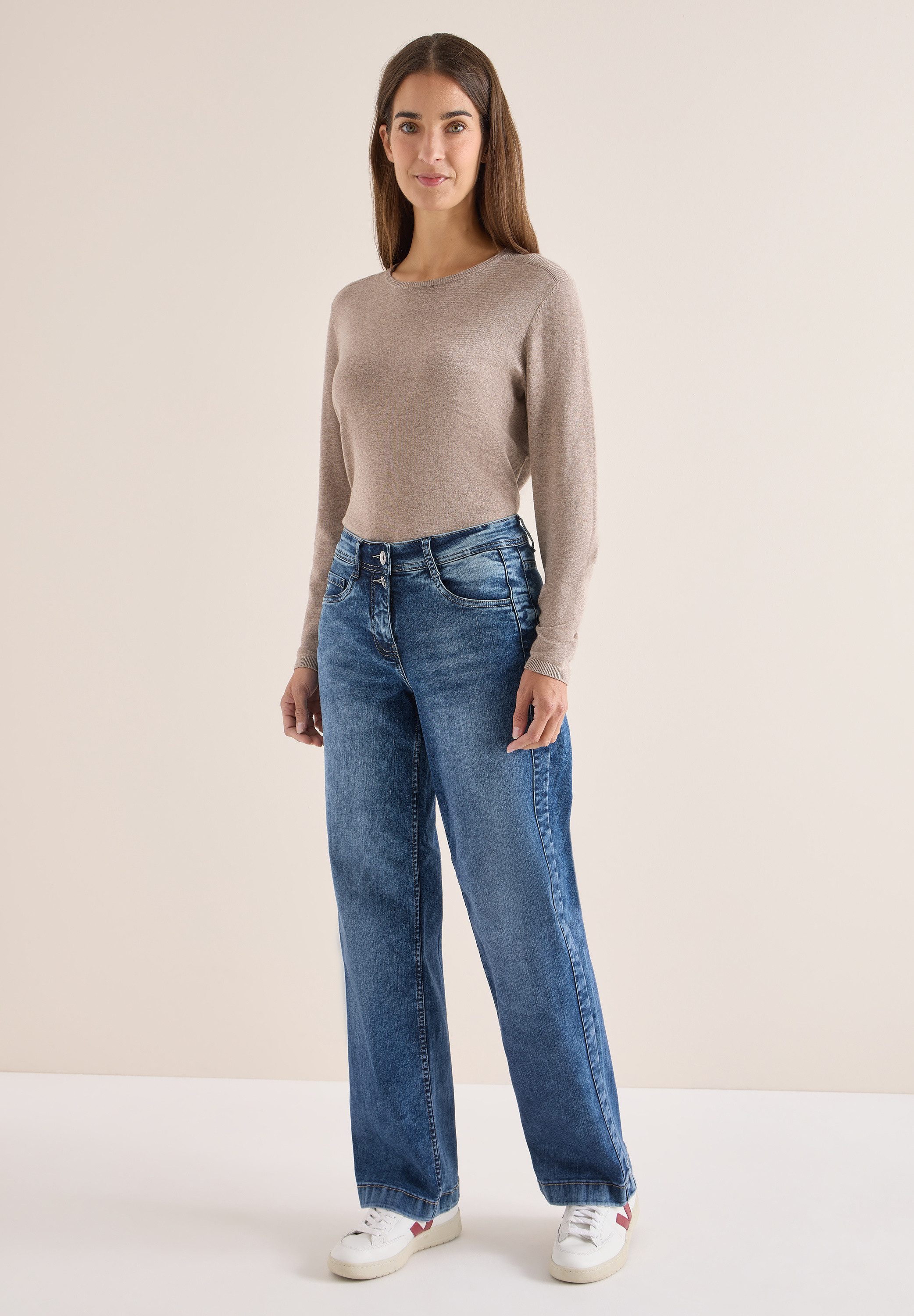 CECIL Loose-fit-Jeans High Waist