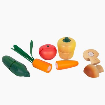 Small Foot Kinder-Küchenset Schneide-Set Gemüse, mit Klettpunkten,besonders realistisch