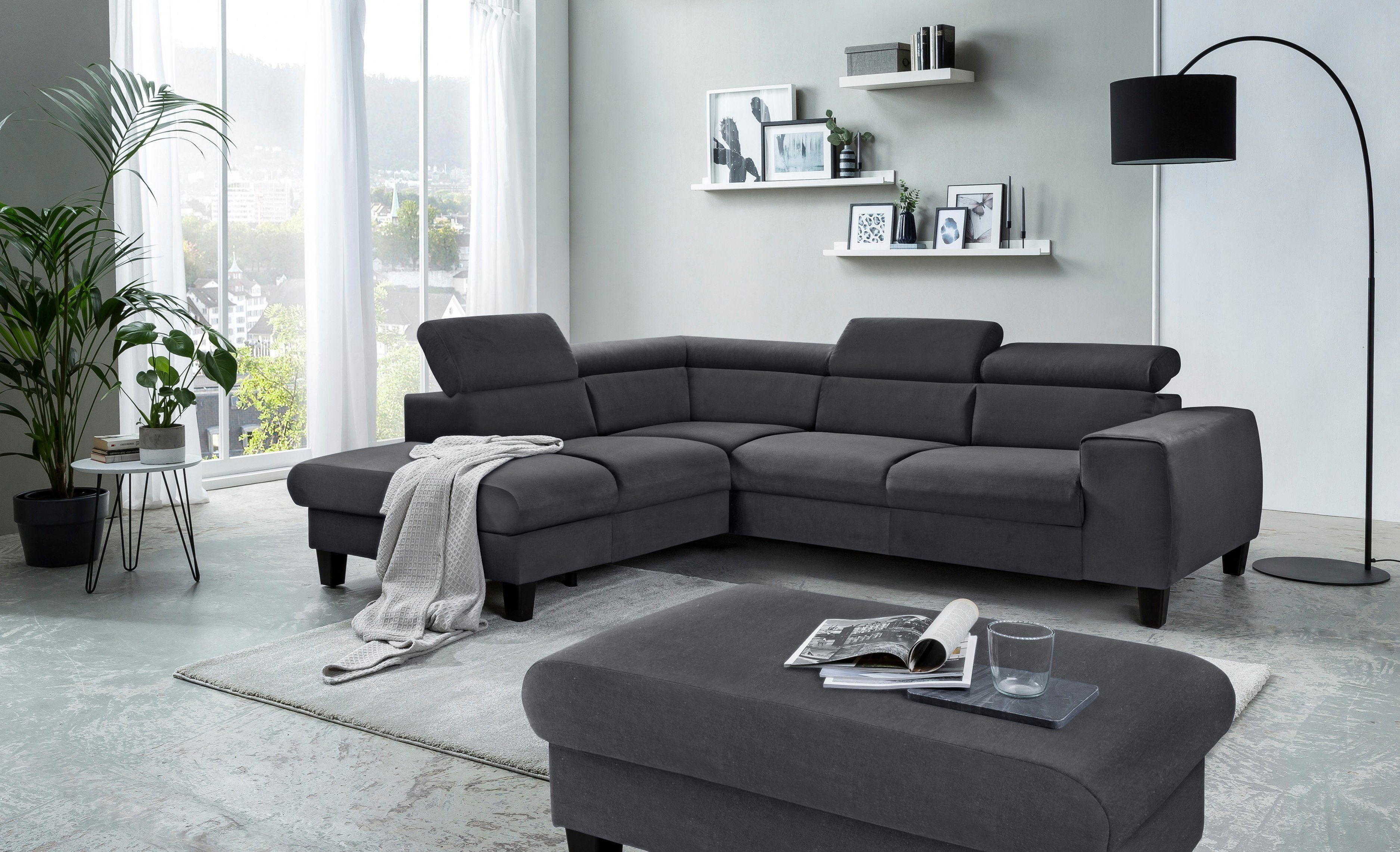 COTTA Polstergarnitur "Morven L-Form", (Set), Set bestehend aus: Ecksofa mi günstig online kaufen