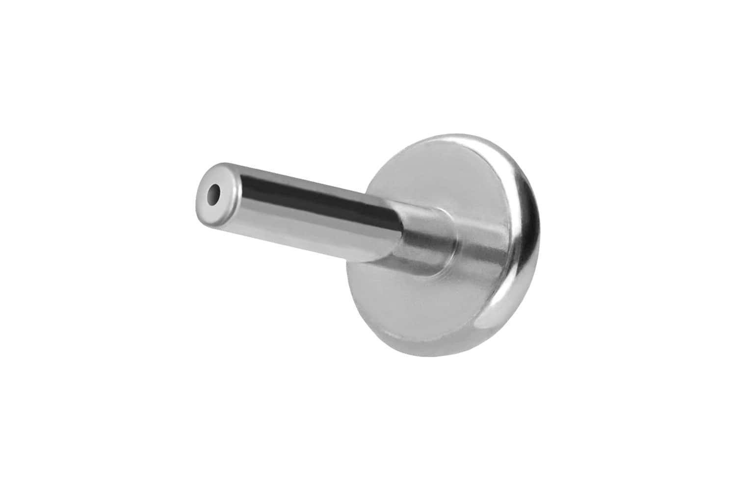 Piercing-Set Titan Labret mit Push Fit ohne Kugel