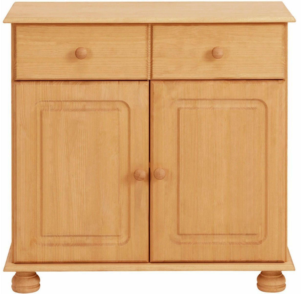 OTTO home Sideboard Mette, Kommode mit gefrästen, kugelförmigen Füßen, Brei günstig online kaufen