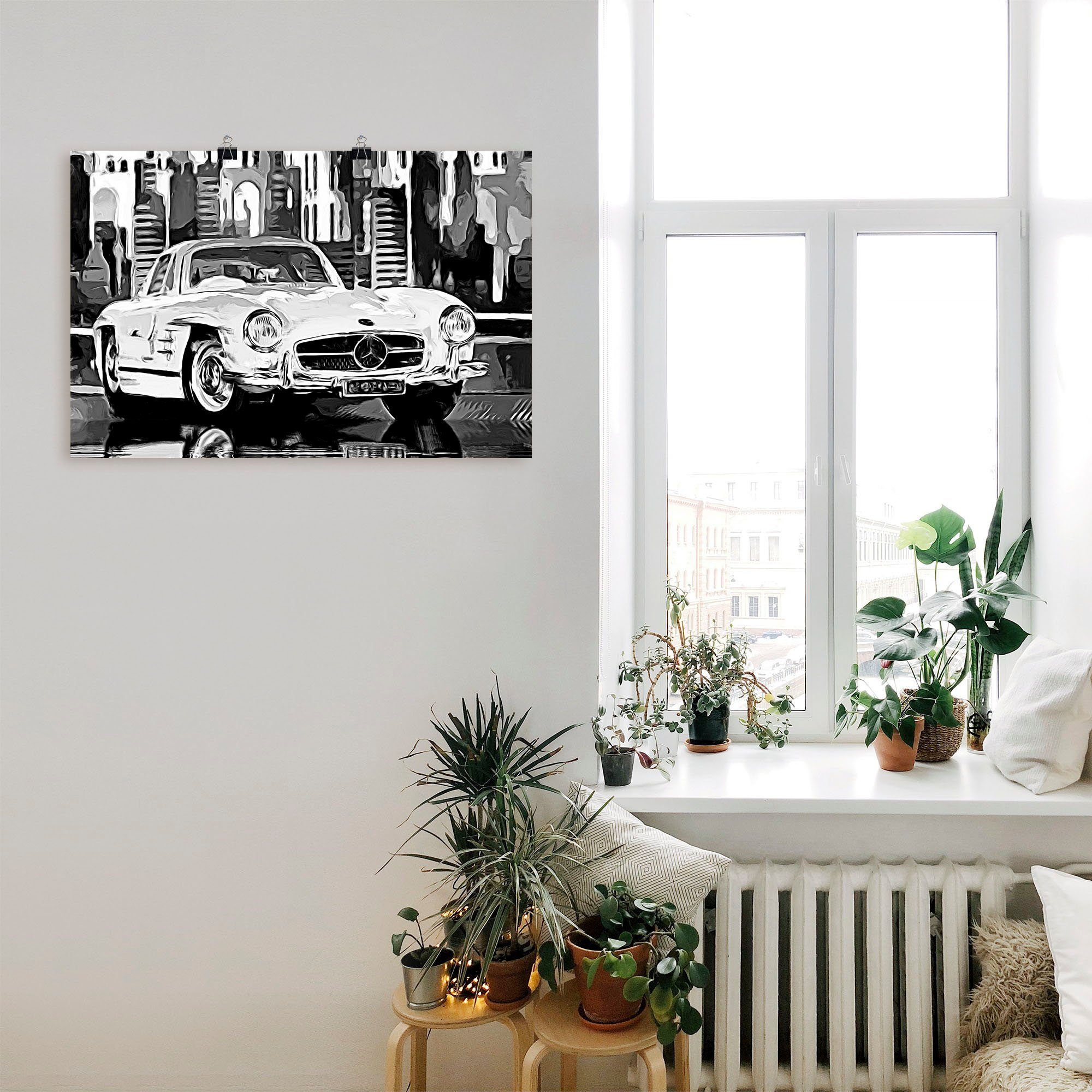 Artland Wandbild 300 SL Flügeltürer, Auto (1 St), als Leinwandbild, Poster in verschied. Größen