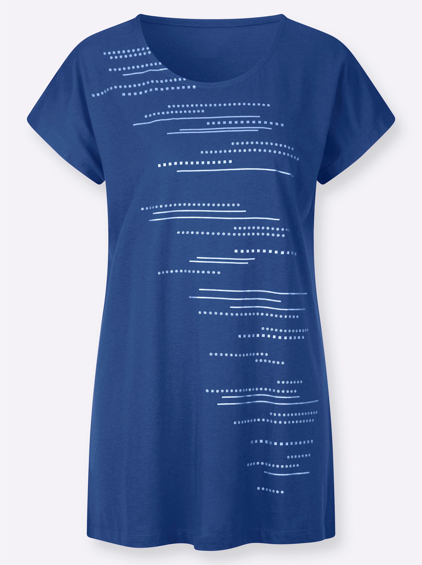 Sieh an! Trainingsshirt Longshirt Kurzarm