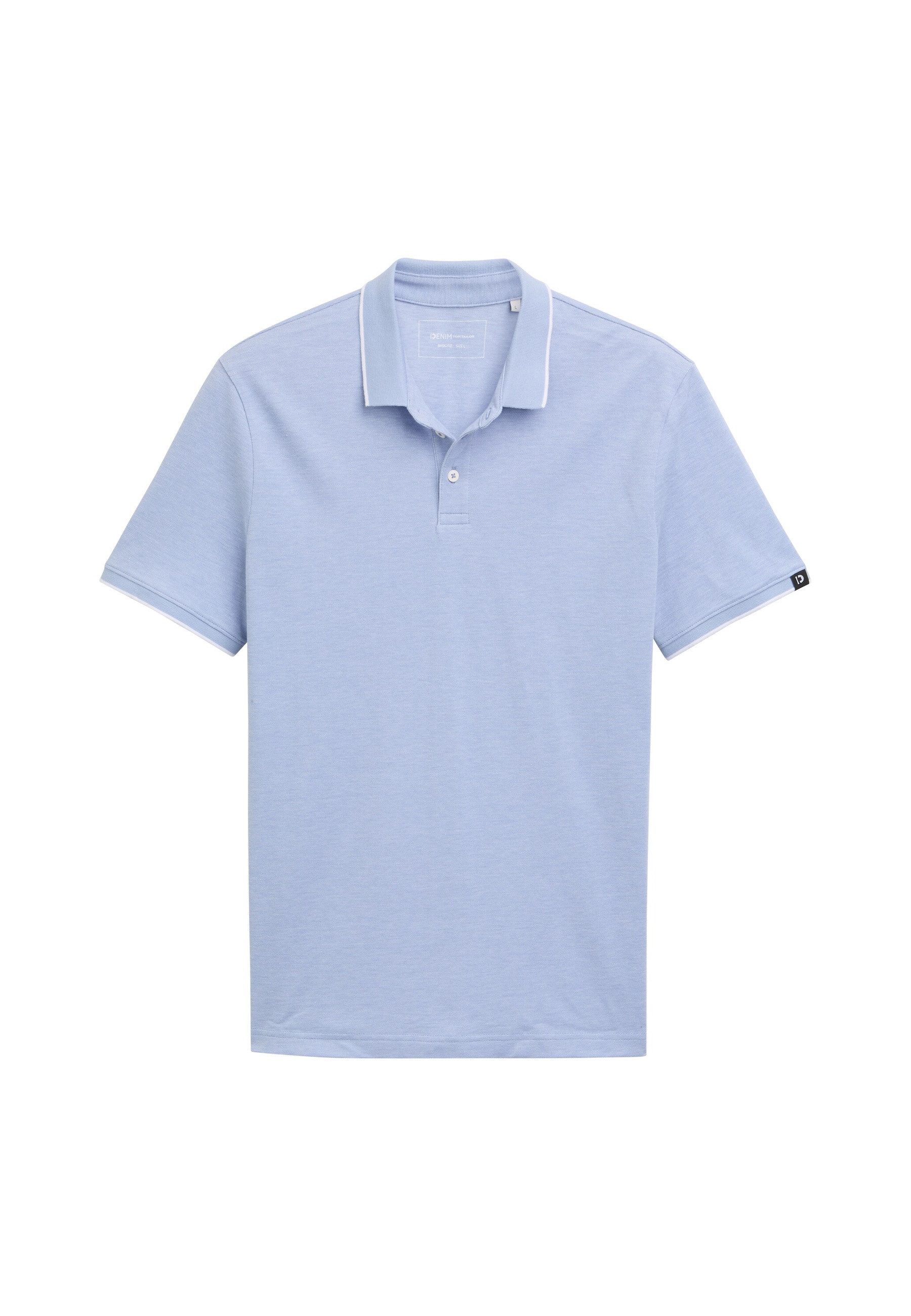 TOM TAILOR Denim Poloshirt mit Kontrastdetails günstig online kaufen