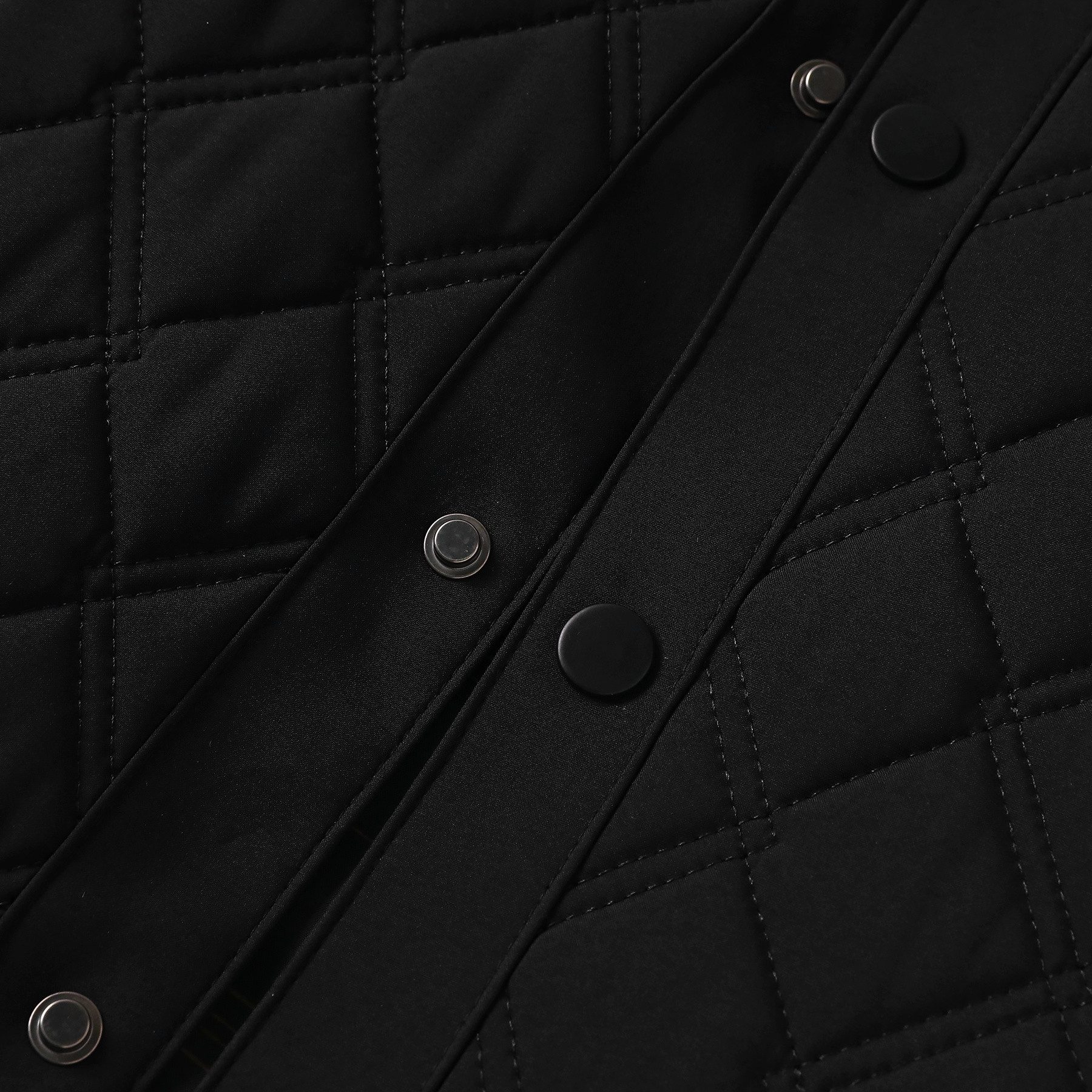 Allthemen Steppjacke Herren Steppjacke Lockere Passform Winddicht Winterjacke Mantel – Bild 4 von 5