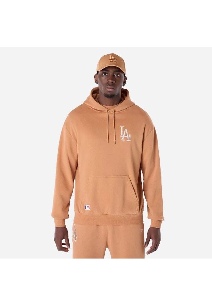 New Era Hoodie Los Angeles Dodgers New Era MLB OS Hoody Kapuzenpullover Beige (1-tlg)