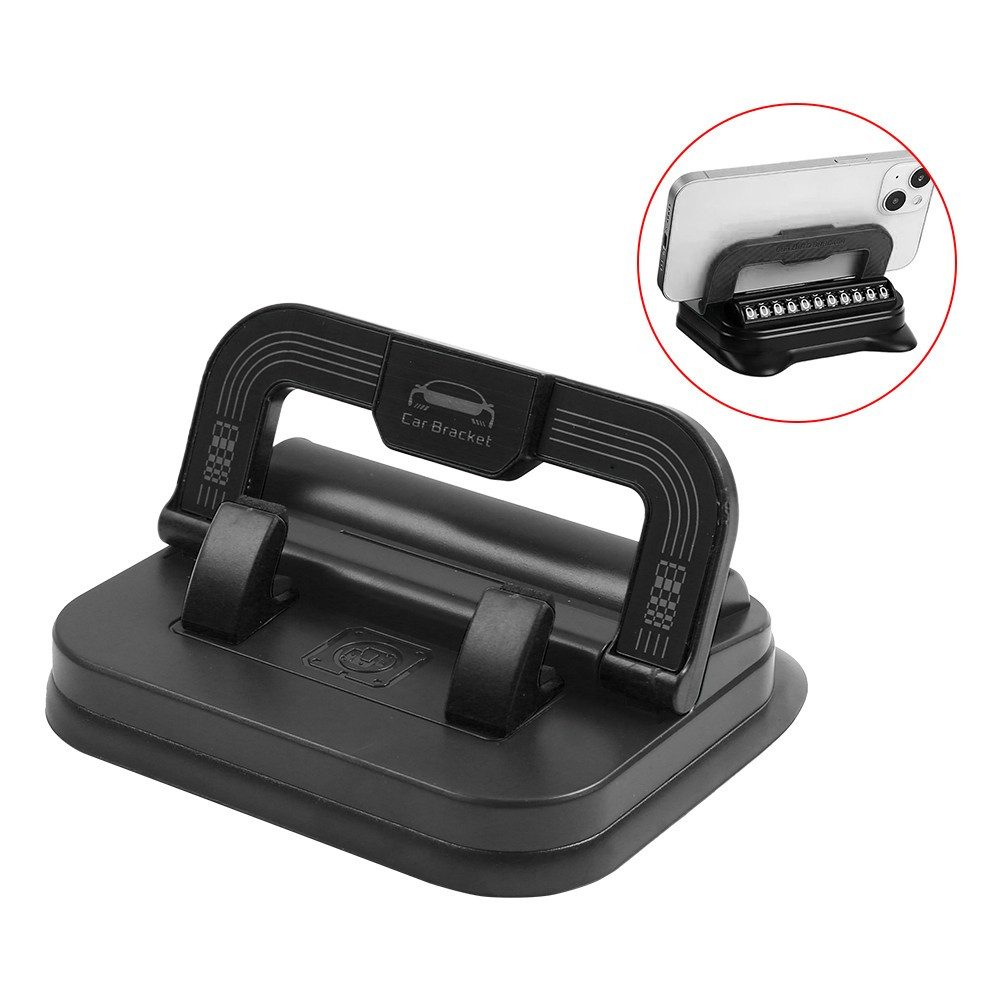 ibettertec Smartphone-Halterung Handyhalterung für Auto Handy KFZ Halterung Halter mit Parkkarte, (360° drehbar für perfekte Sicht beim Navigieren)