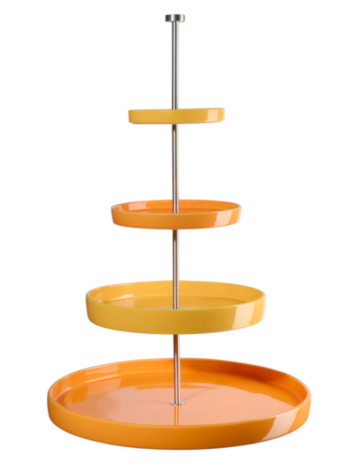 ASA SELECTION Etagere joy Etagere 4-stufig orange smoothie 61cm, Steingut, (Etageren)