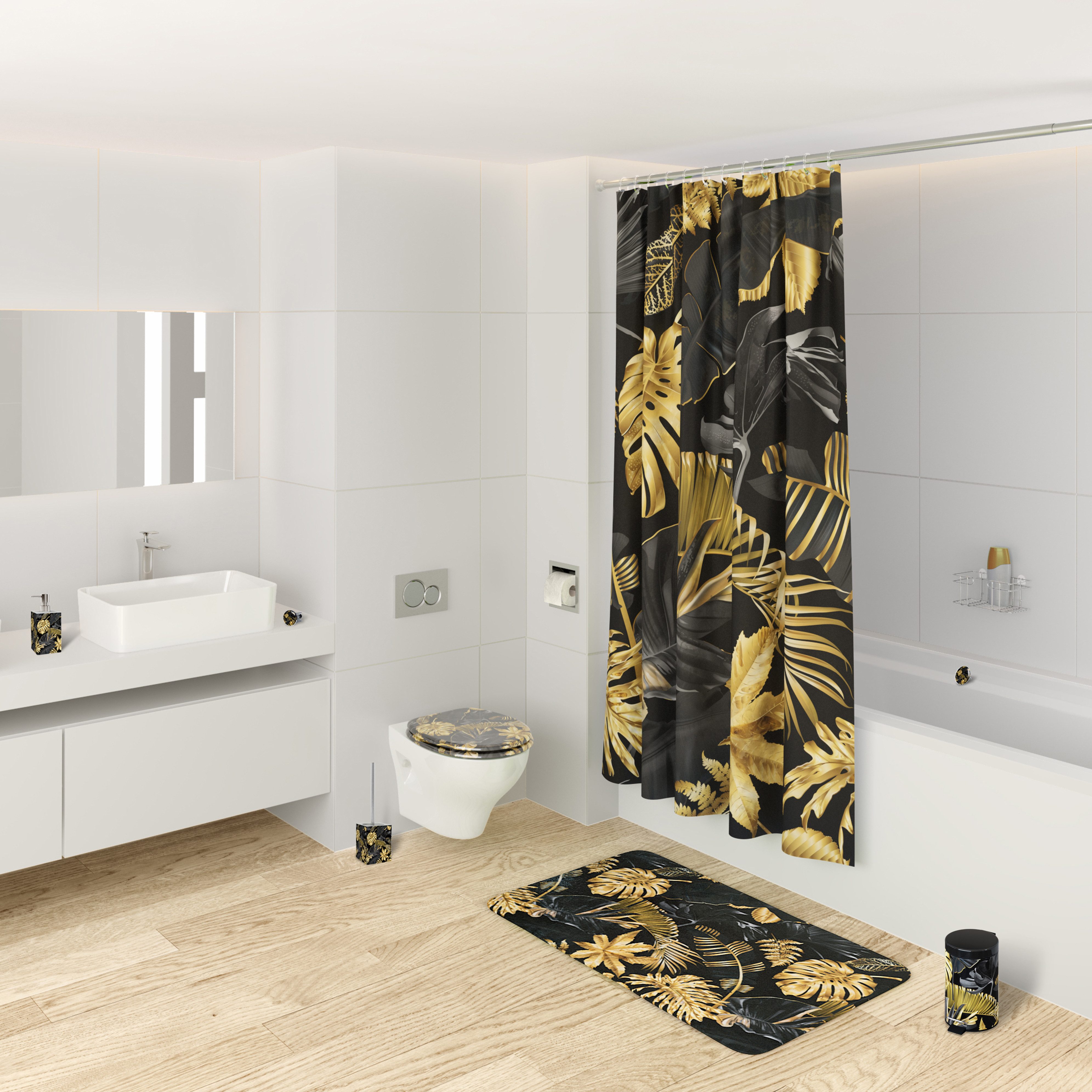 Sanilo Badematte Golden Leaves, rutschhemmend beschichtet, günstig online kaufen