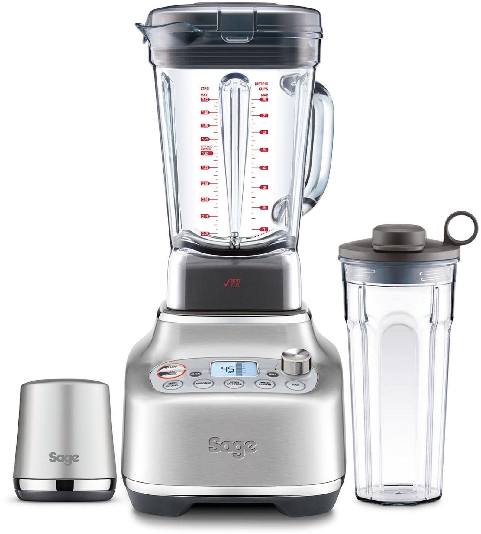 Sage Standmixer the Super Q, SBL920BSS2, 2400 W, mit Kochfunktion | Standmixer