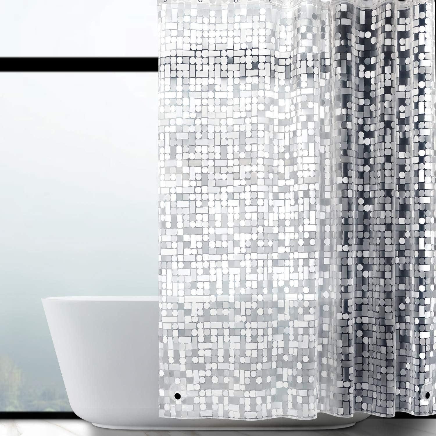 LuxusKollektion Duschvorhang Duschvorhang Wasserdicht Geometrisch H180 x B120 cm (1er Pack)