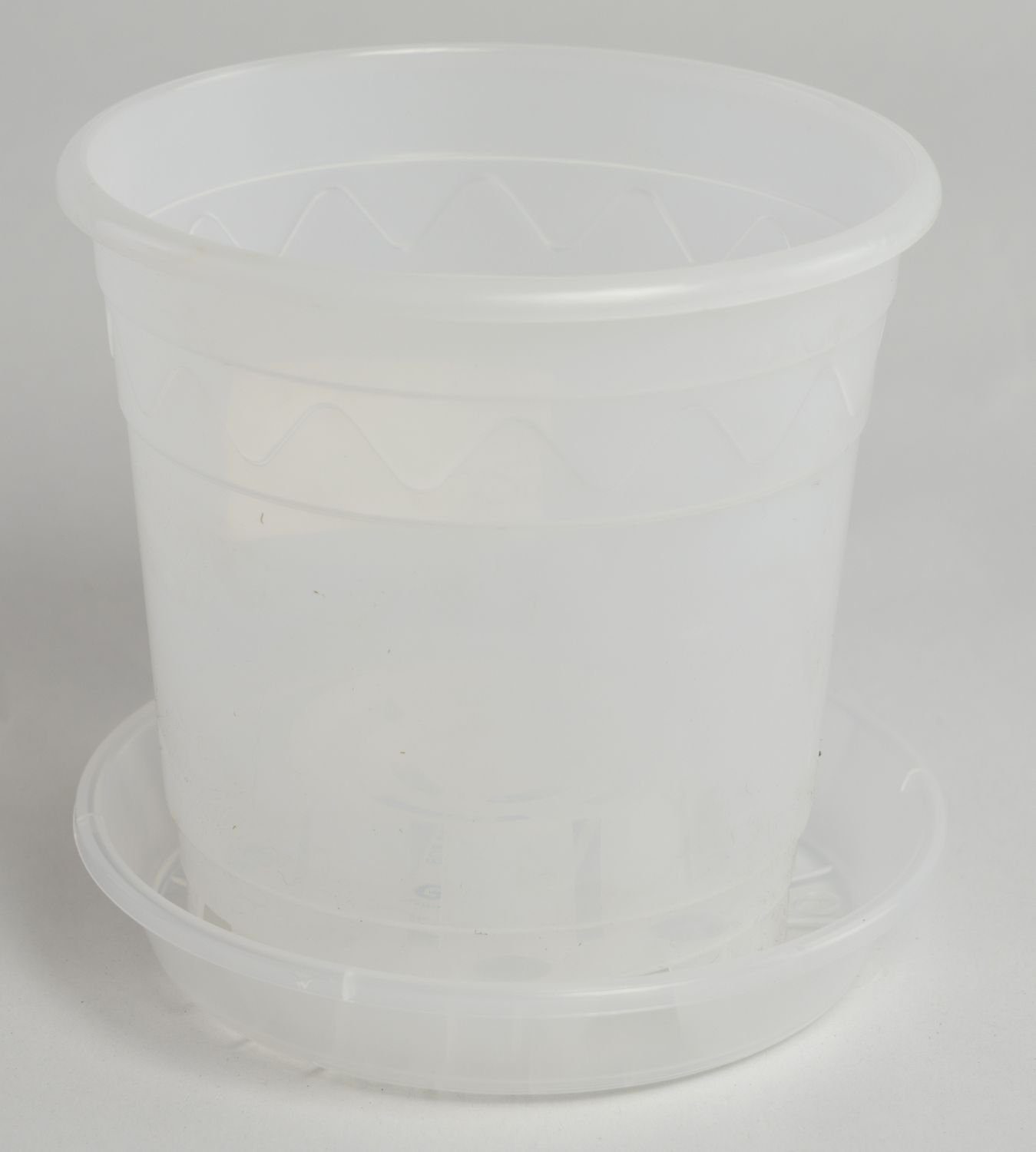 Geli Blumentopf Orchideentopf milchig mit passendem Untersetzer in versch. günstig online kaufen