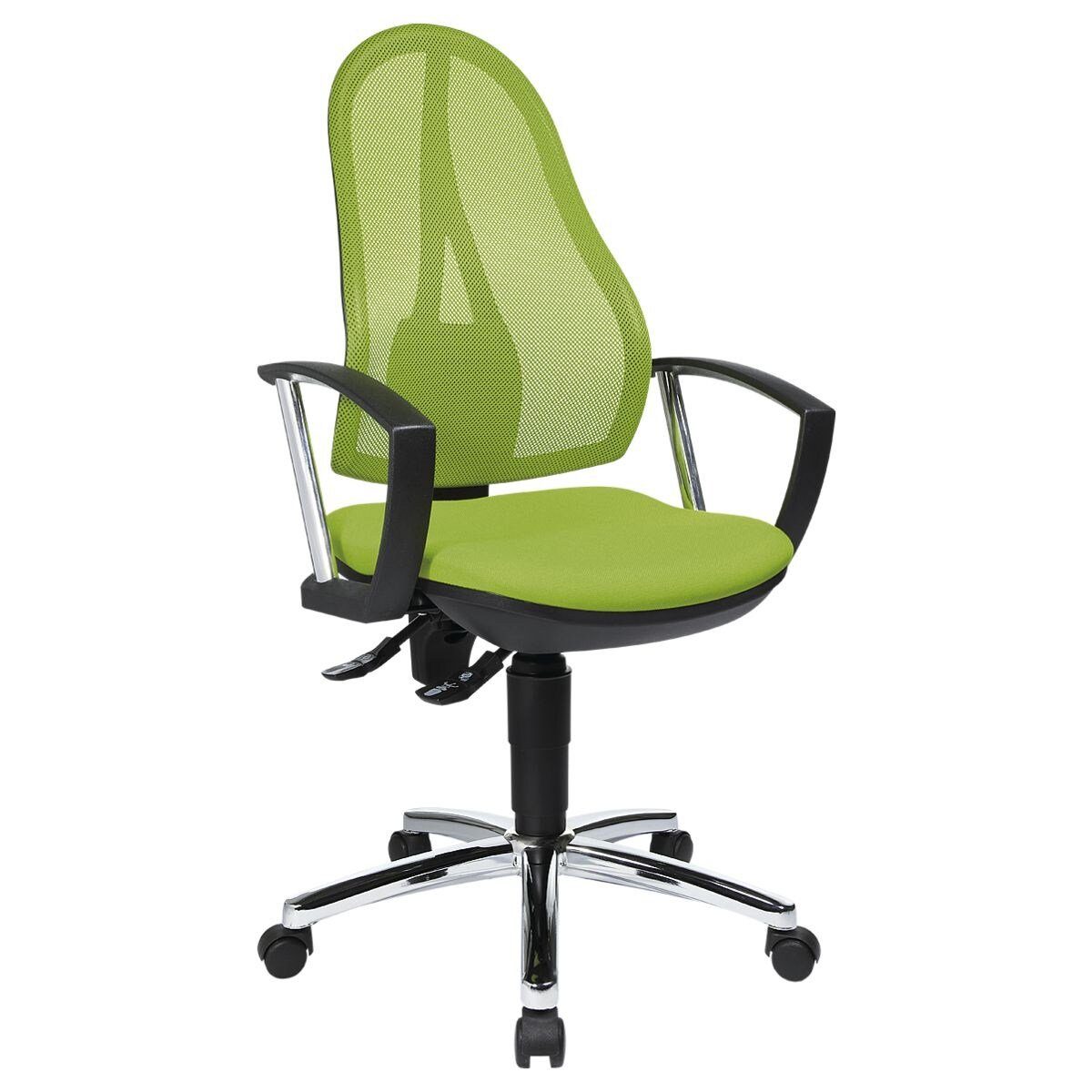 TOPSTAR Schreibtischstuhl Open Point P Plus, mit Bandscheibensitz und Armlehnen