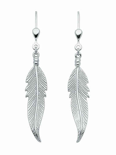 Adelia´s Paar Ohrhänger Damen Silberschmuck 1 Paar 925 Silber Ohrringe / Ohrhänger, 925 Sterling Silber Silberschmuck für Damen
