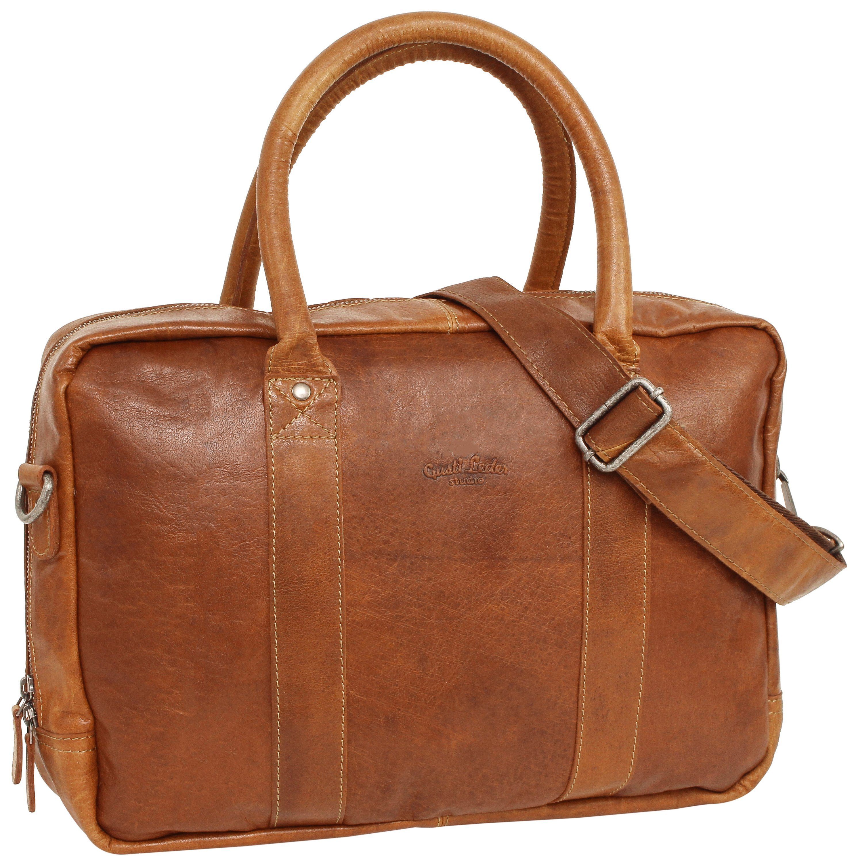 Gusti Leder Aktentasche Gusti Leder Aktentasche Fynn Aktenordner (1-tlg), Aktenordner