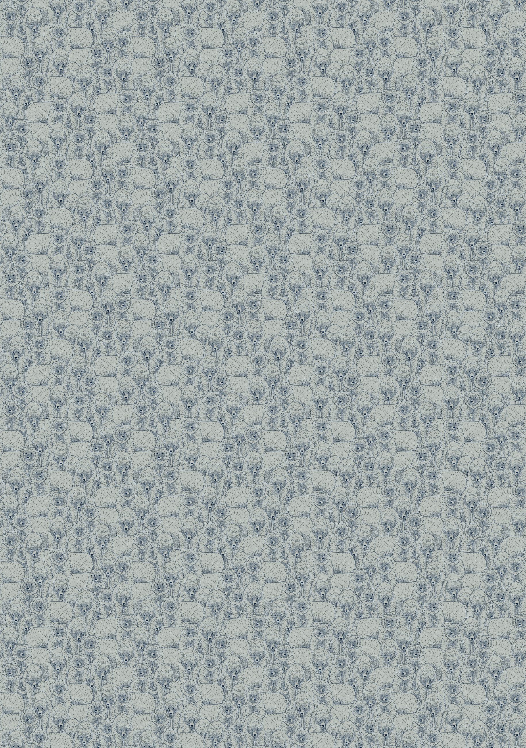 Fototapete Ours in Blau, Roomblush - RB194