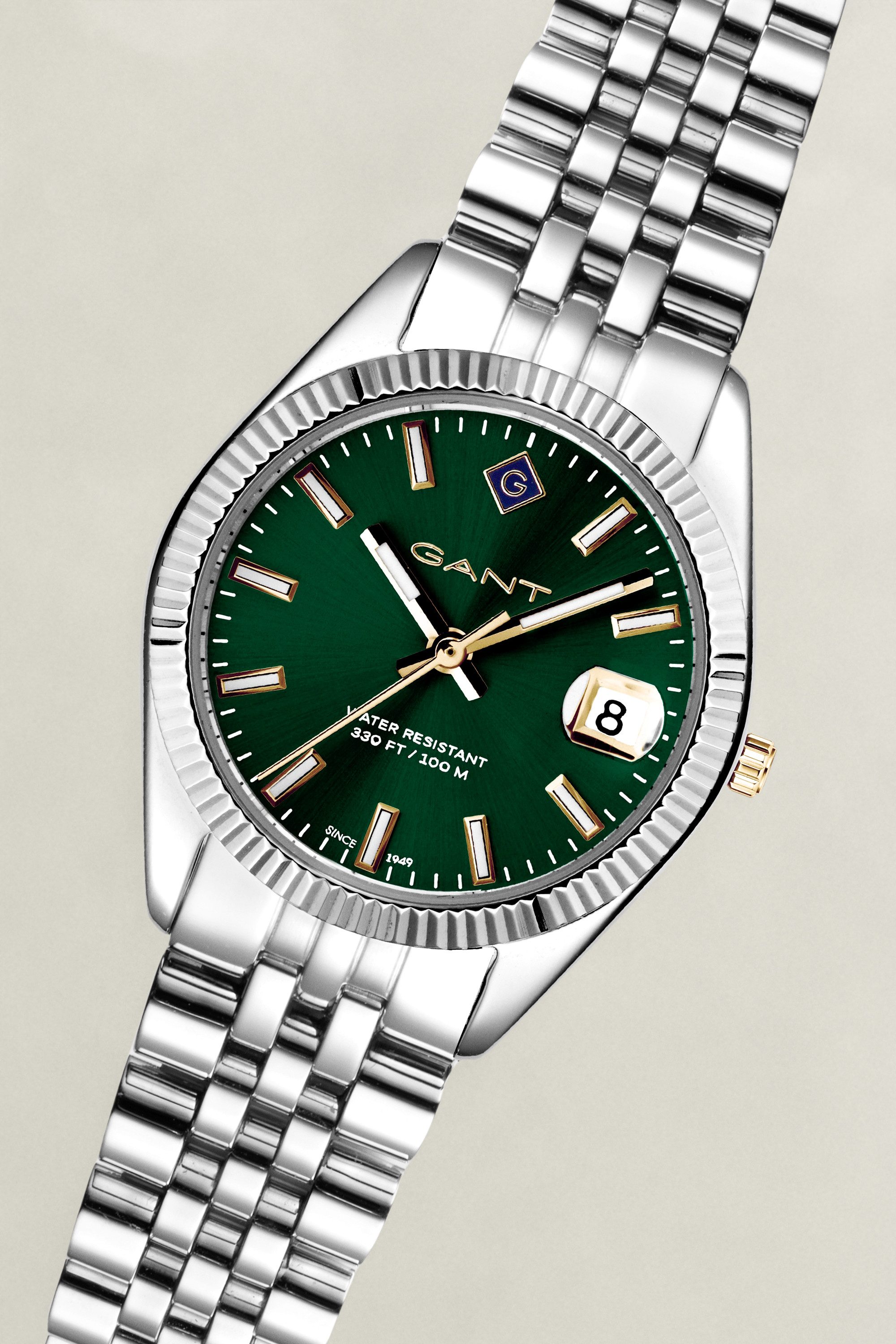Gant Quarzuhr Sussex Mini G181004, Armbanduhr, Damenuhr, Edelstahlarmband, analog, Tag