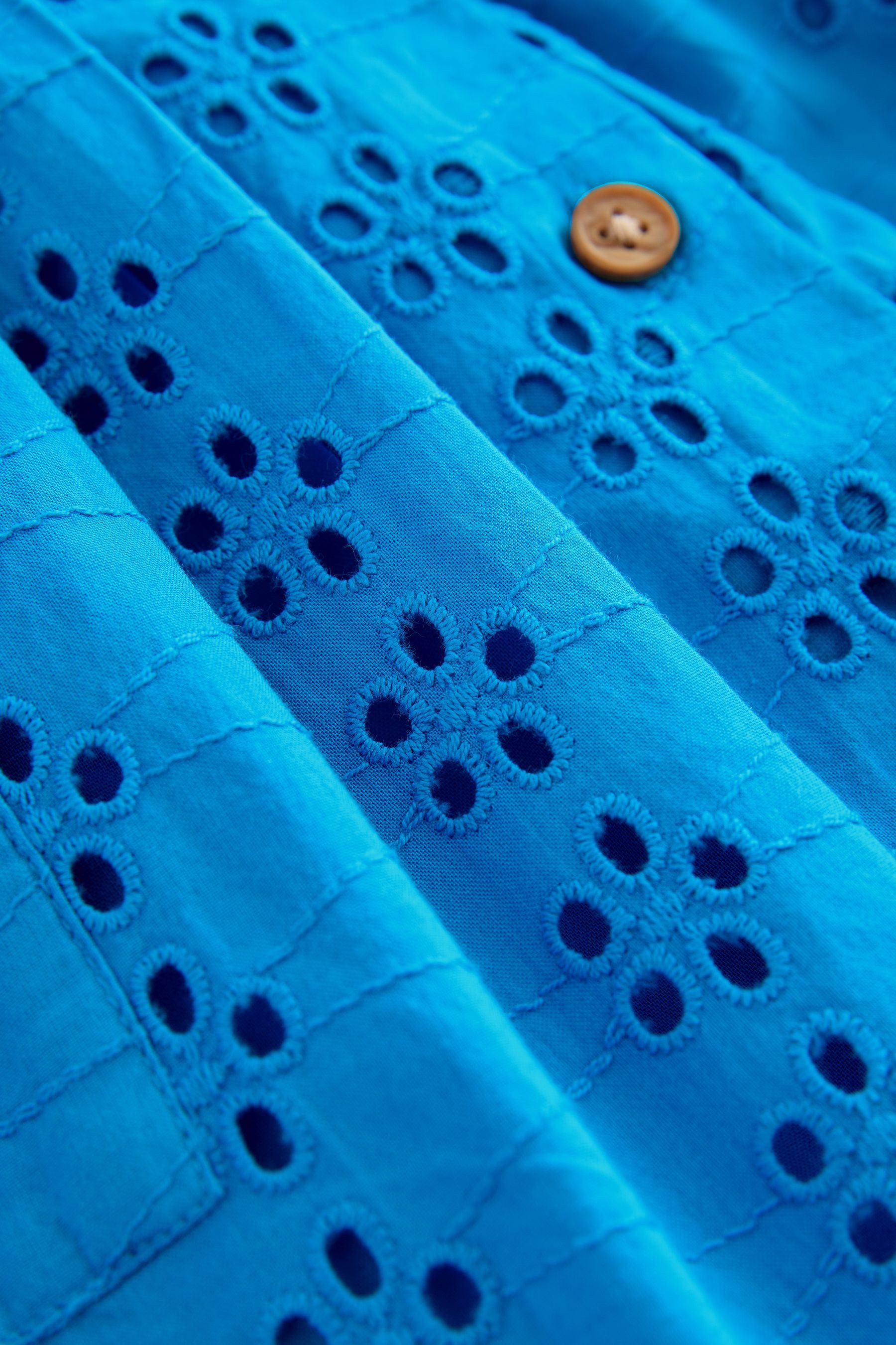 Next Sommerkleid Ärmelloses Kleid aus 100 % Baumwolle mit Tasche (1-tlg)