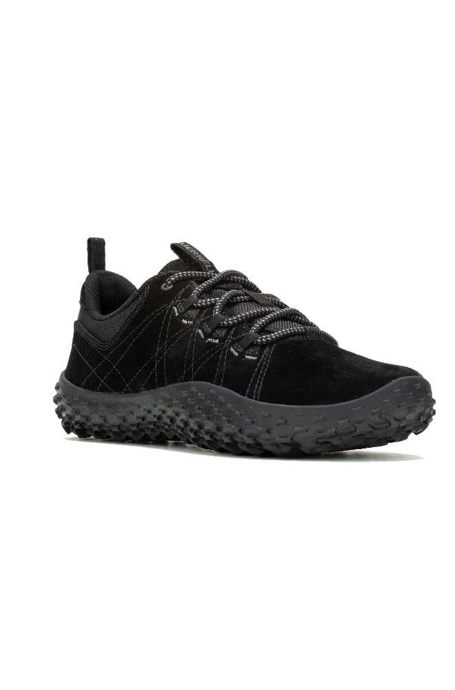 Minimal-Laufschuhe Wrapt schwarz Damen Wanderschuh