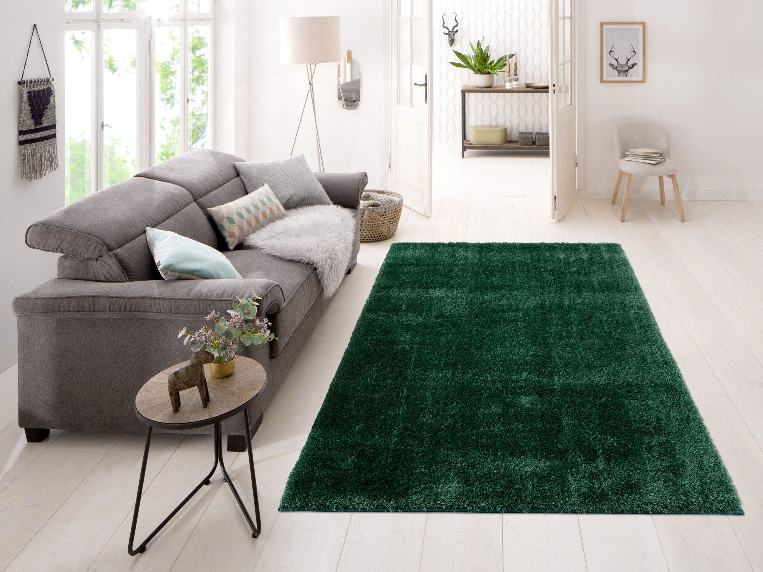 Home affaire Hochflor-Teppich Anastasia, rechteckig, Höhe: günstig online kaufen