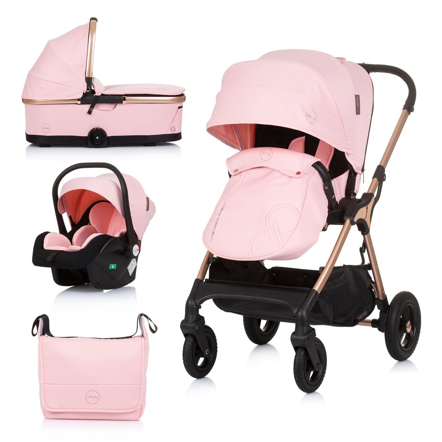 Kombi-Kinderwagen Kombikinderwagen 3 in 1 Infinity
