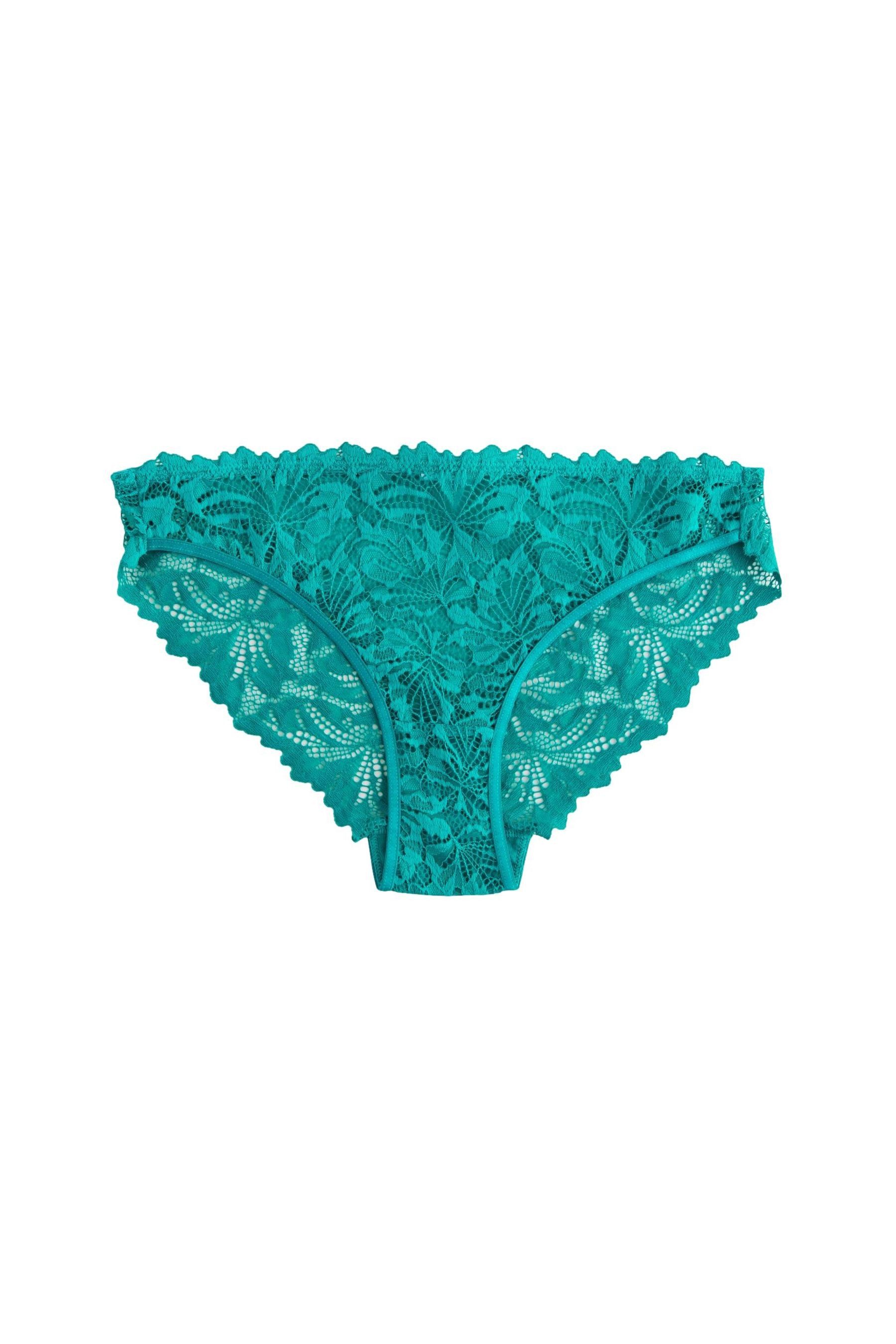Slip Comfort Spitzenslip mit hohem Beinausschnitt