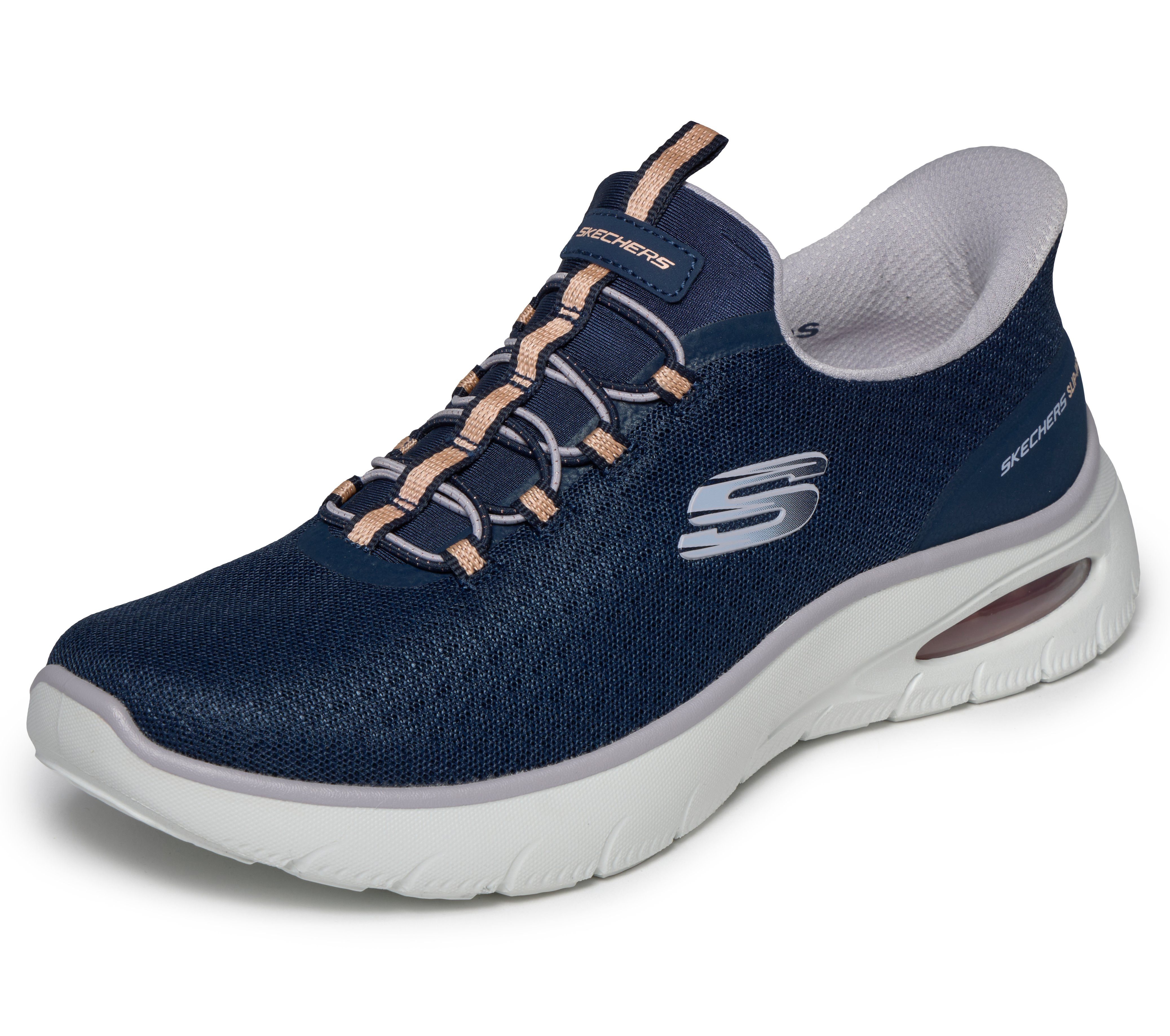 Skechers SKECH-AIR SUMMITS-PURE EASE Slip-On Sneaker Schlupfschuh, Halbschuh, Freizeitschuh mit Slip ins