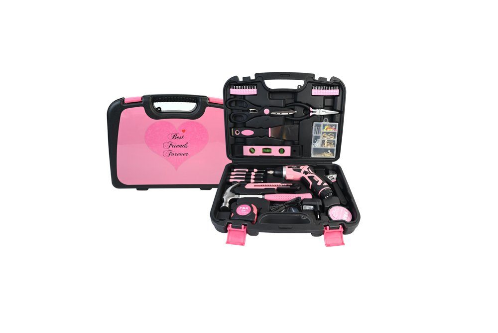 P & K Werkzeugkoffer Best Friends-Personalisierter 136-teiliger Werkzeugkoffer (136 St)