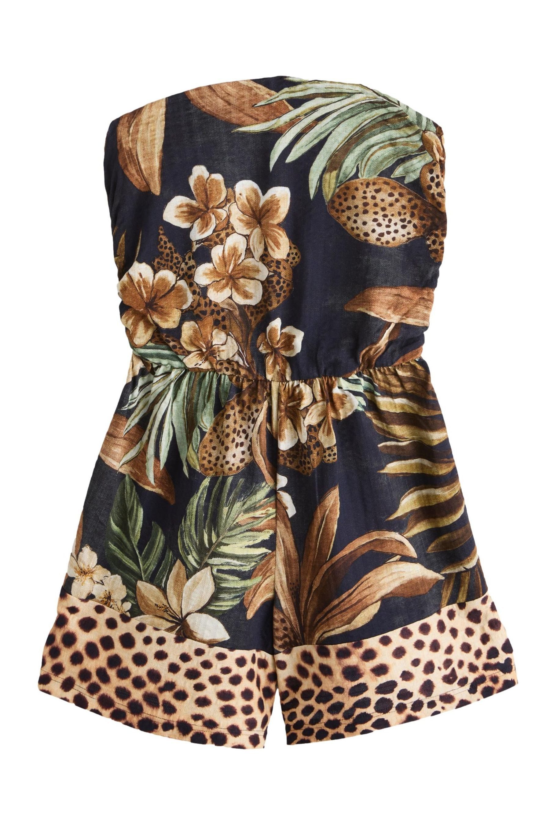 Playsuit Bandeau-Playsuit aus Jersey