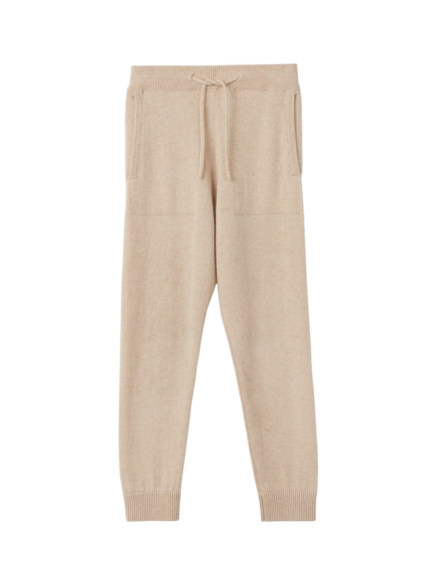 GOBI Cashmere Strickhose Naturfarbe Kaschmir Jogger für Kinder