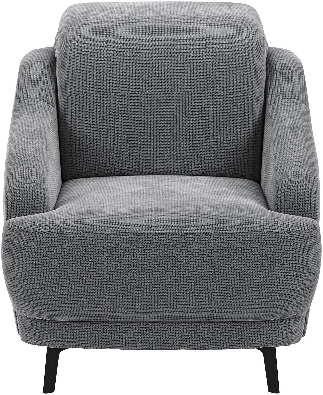 sit&more Sessel Blues (1-St), mit Metallfüßen, günstig online kaufen