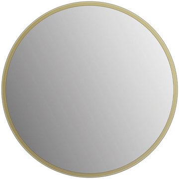 Talos Badspiegel Picasso gold Ø 25 cm, hochwertiger Aluminiumrahmen