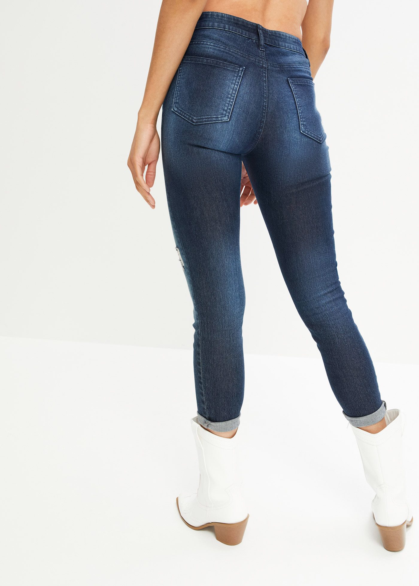 bonprix Skinny-fit-Jeans (1-tlg) Skinny-fit, mit Destroy-Effekten, in viele günstig online kaufen