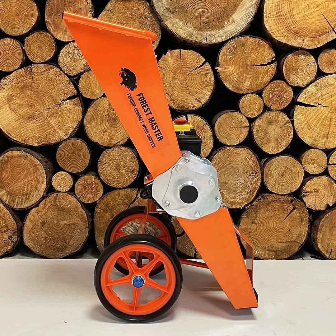 Forest Master Messerhäcksler Elektro Häcksler Mulcher 2800 Watt, 4 PS Direktantrieb FM4DDE-MUL