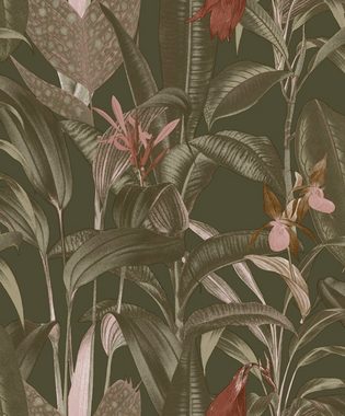 LOOKS by Wolfgang Joop Vliestapete Tropical Leaves, texturiert, botanisch, (1 St), 10mx52cm