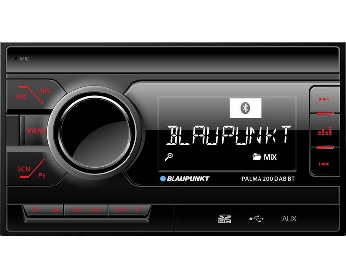 Blaupunkt Blaupunkt Palma 200 DAB BT Doppel-DIN Autoradio Bluetooth®-Freispreche Autoradio AH11473