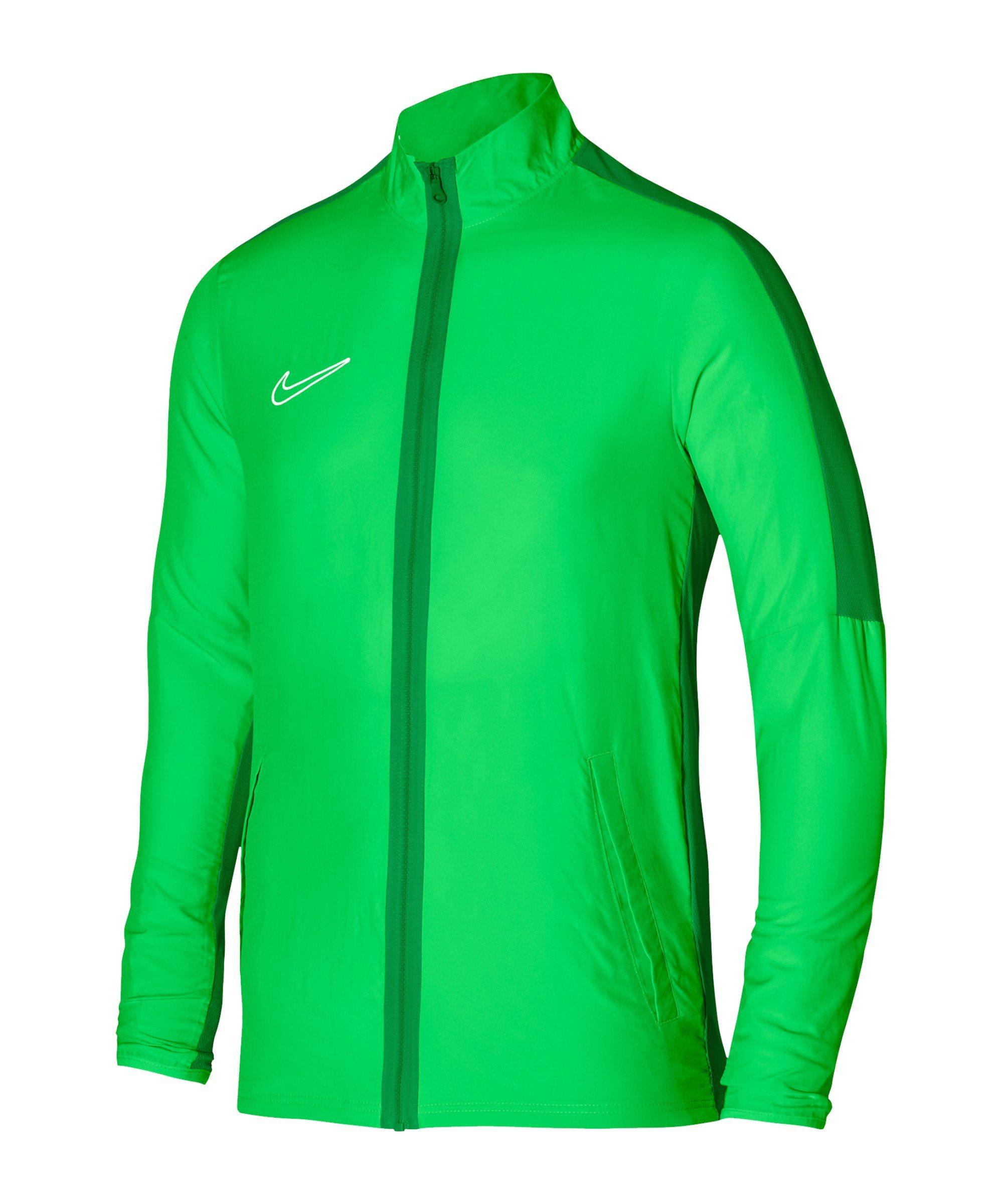 Nike Sweatjacke Trainingsjacke gruengruenweiss Academy Woven 23
