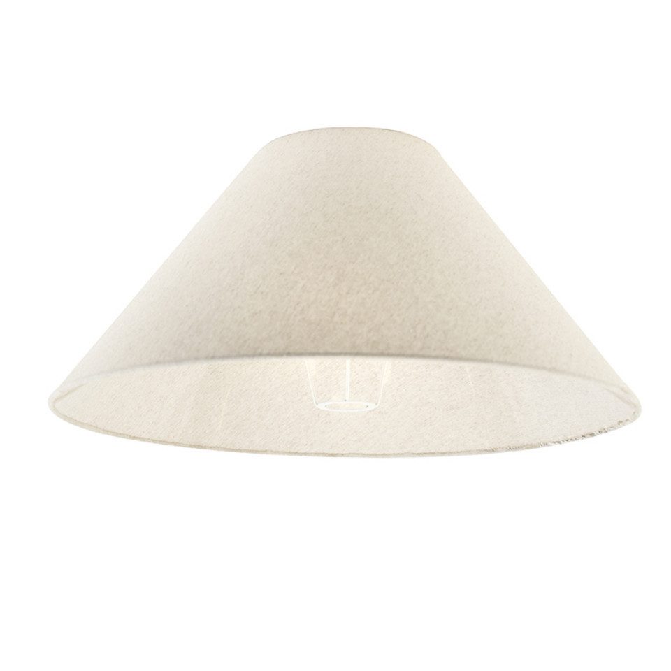 Qazqa Lampenschirm Rond extra schuin velours günstig online kaufen