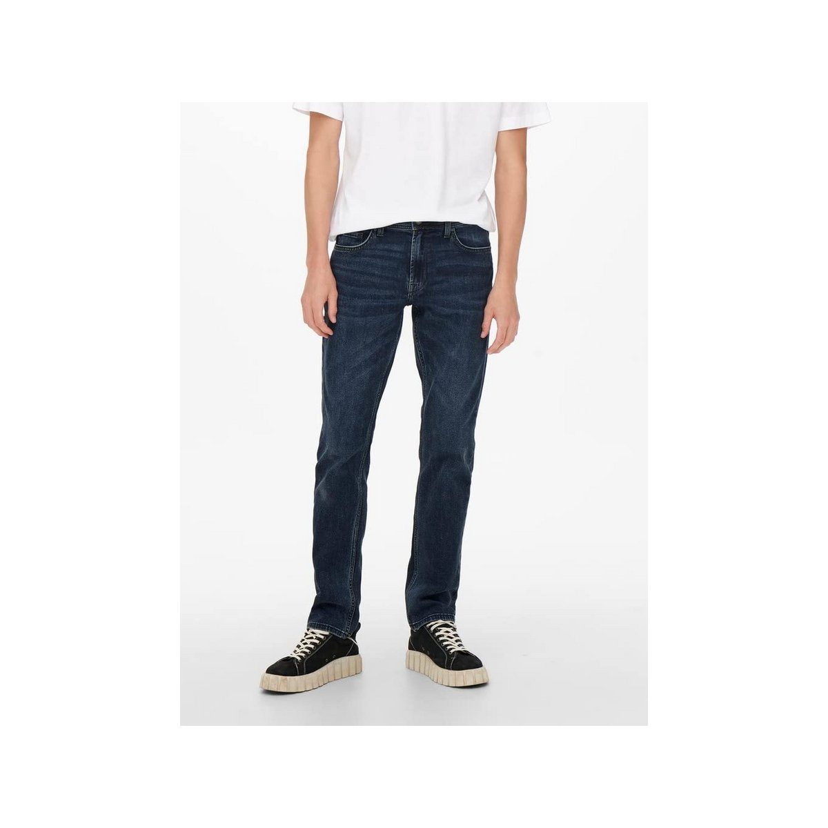 (1-tlg) blau Straight-Jeans ONLY SONS &