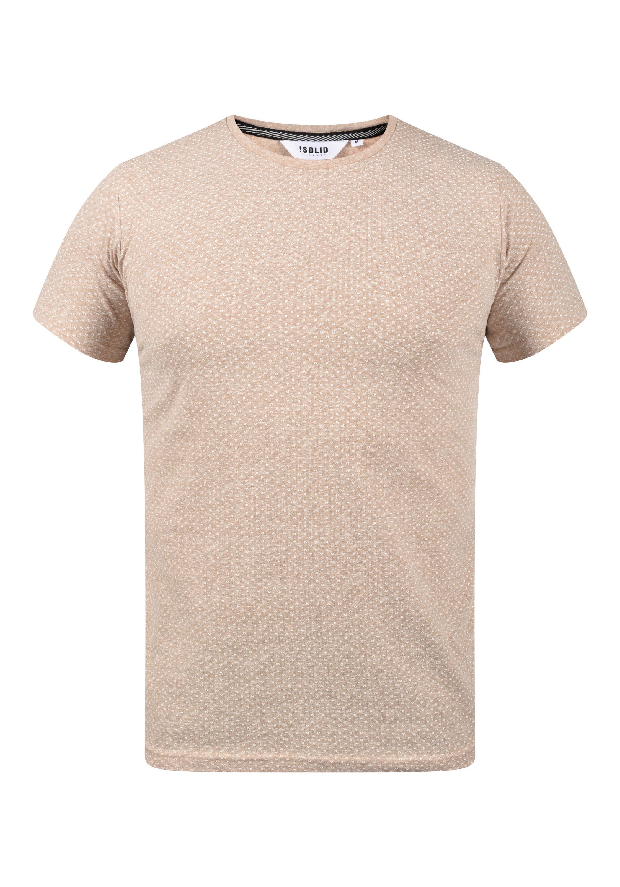 !Solid Rundhalsshirt SDAlarico T-Shirt Curds & Whey Melange (7901661)
